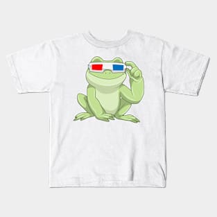 Frog with Glasses Kids T-Shirt